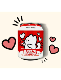 멍콜라(캔) 220ml 강아지 음료 파티용품