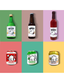 멍소주 멍맥주 멍와인 멍걸리 멍사이다 강아지 음료 파티용품