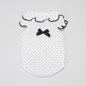 도트레이스민소매 XS~XL 화이트